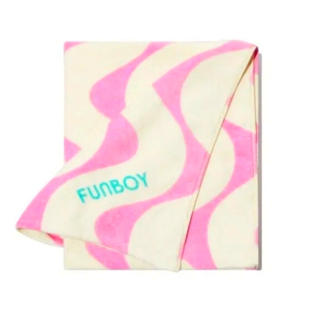 Funboy Pink and Cream Towel